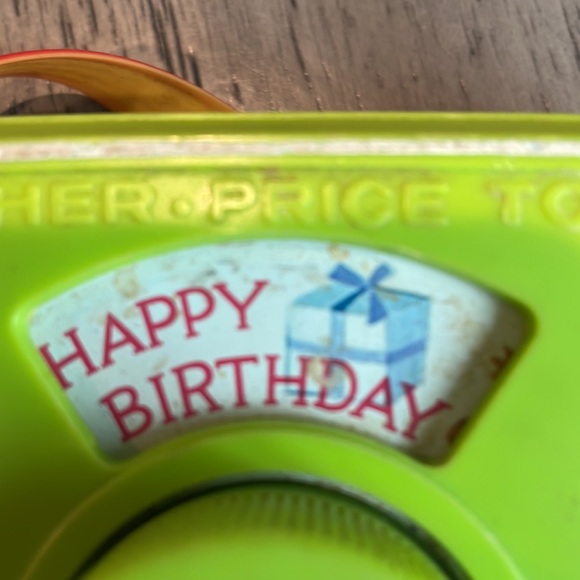FisherPrice Toys Vintage Fisher Price Happy Birthday Music Box